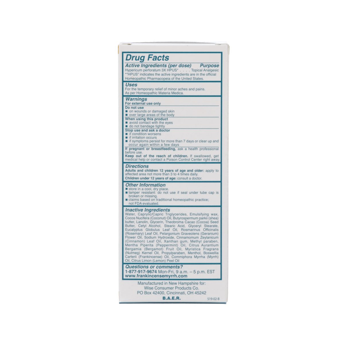 Intensive Foot Therapy Lotion Frankincense & Myrrh