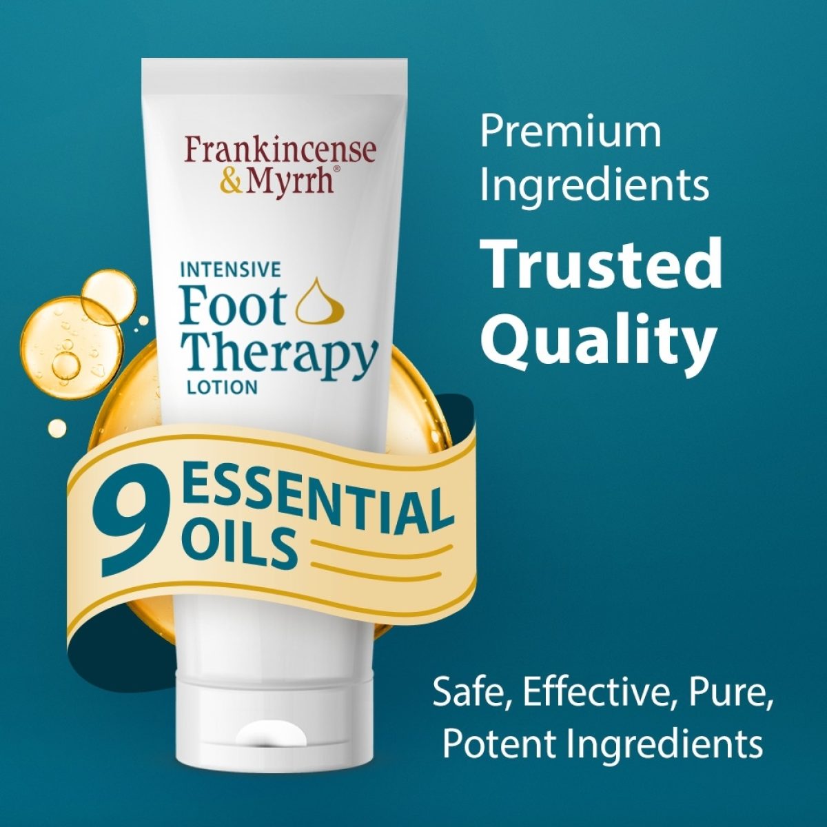 Frankincense & Myrrh Foot Therapy Lotion, Intensive - 3 oz