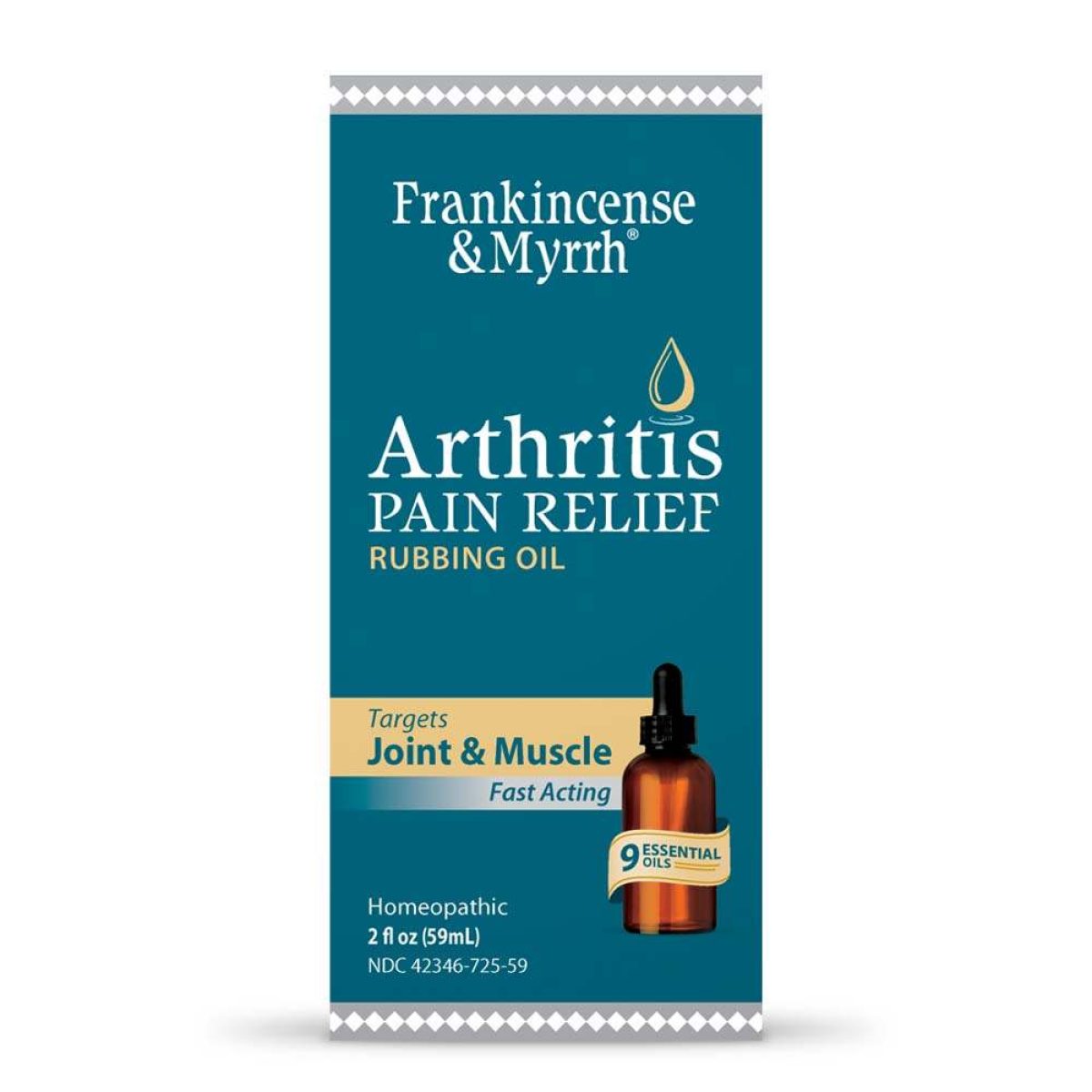 Arthritis Pain Relief Rubbing Oil - Frankincense & Myrrh